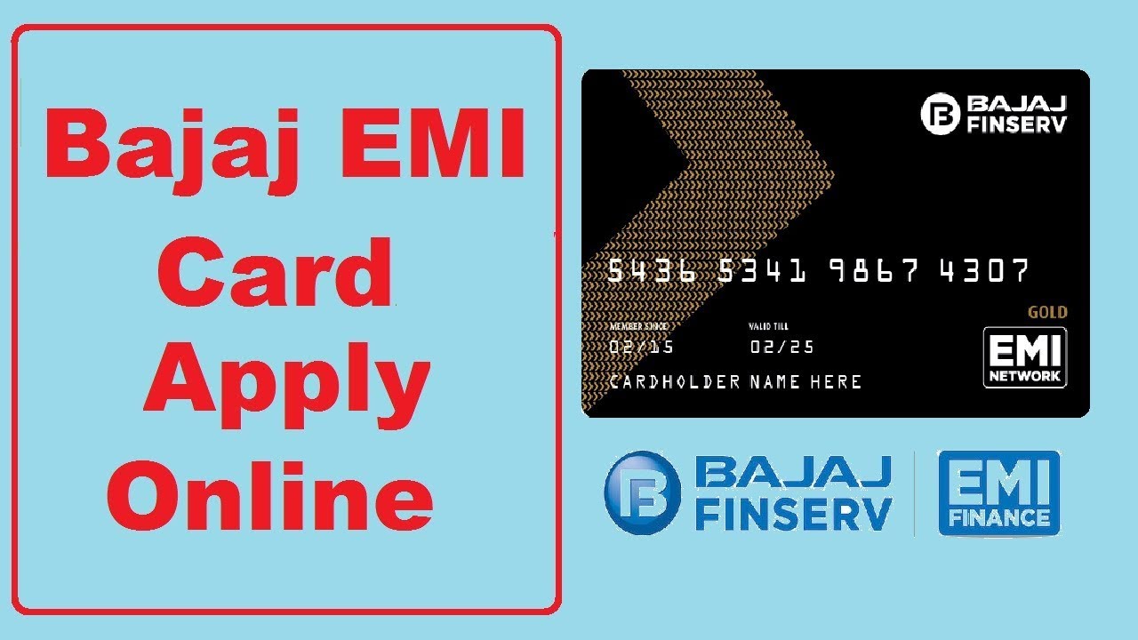 How To Apply Bajaj Finserv emi Card