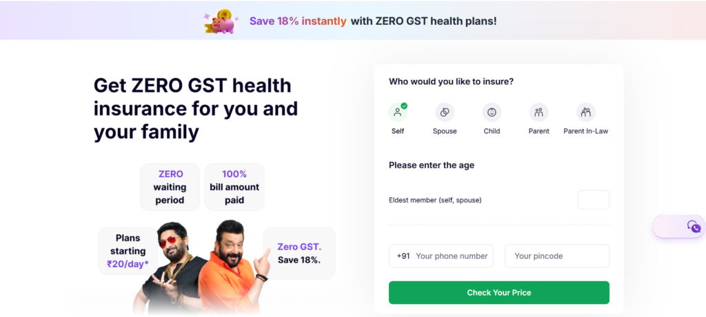 Buy Acko Health Insurance